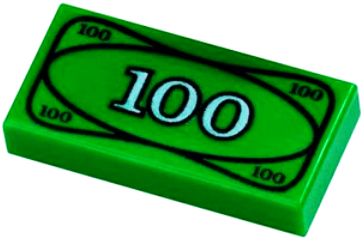 LEGO SKARB, PIENIĄDZE, DOLARY NR 3069px7