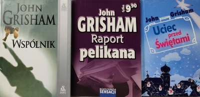 John Grisham x3 książki