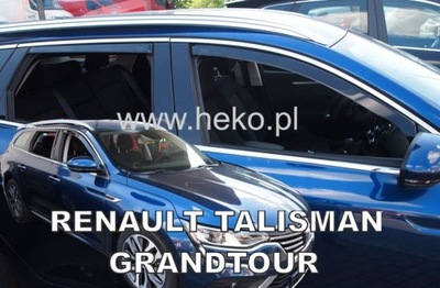 SIDE-WINDOW DEFLECTORS WINDOW FRONT REAR RENAULT TALISMAN GRANDTOUR  