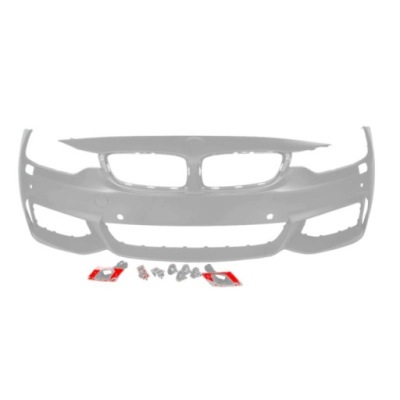 Бампер bmw 4 07.13-05.21 білий фото №1