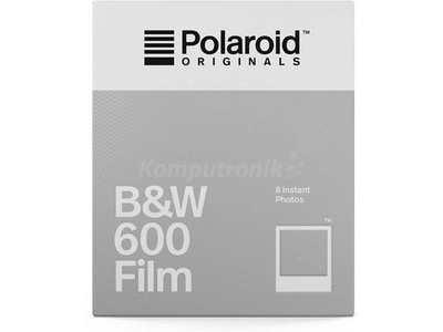 Wkłady do aparatu POLAROID B&W 600 8 arkuszy