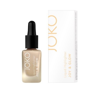 Joko Liquid Highlighter rozświetlacz w płynie z droperem 01 Starlight 14 ml