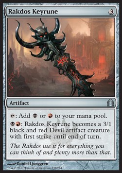 Rakdos Keyrune - mana RB i stwór @@@@