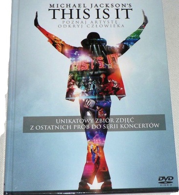DVD - MICHAEL JACKSON - THIS IS IT (2009) - folia