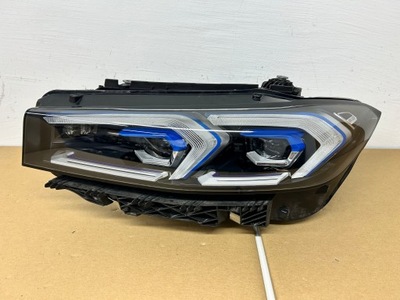 Лампа левая bmw 3 g20 lift full led niebieska фото №1