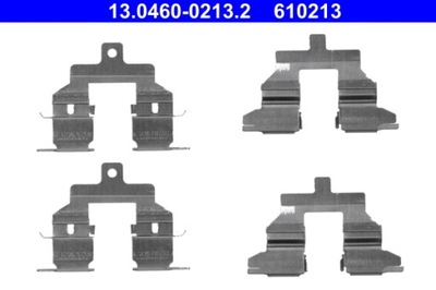 ATE 13.0460-0213.2 КОМПЛЕКТ АКСЕСУАРІВ, КОЛОДКИ ГАЛЬМІВНІ