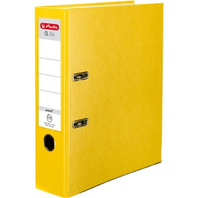 Segregator HERLITZ A4 80mm 8cm Q.file żółty