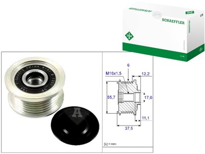 Генератор - сцепление односторонний schaeffler ina 535 0226 10 фото №1