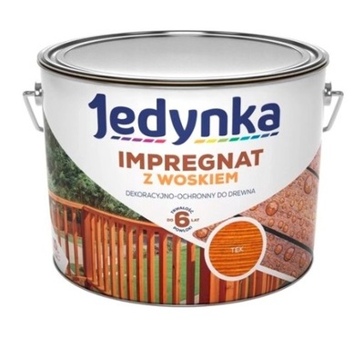 JEDYNKA impregnat do drewna z woskiem Teak 0,9L