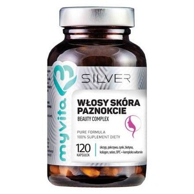 Silver Pure100% Włosy, skóra, paznokcie 120 kaps. MYVITA