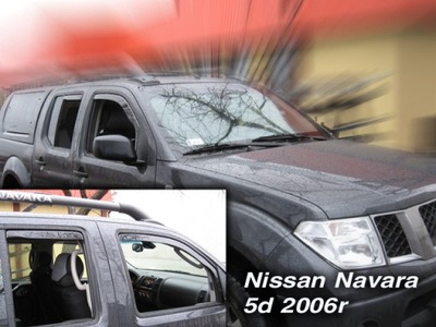 DEFLECTORES HEKO NISSAN NAVARA D40 2005-2014 2 PIEZAS  