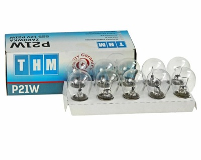 ŻARÓWKA 12V P21W BA15S 10 SZT