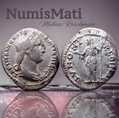 NumisMATI WS763 Denar Sabina 128-137, srebro, 2.83g/19mm