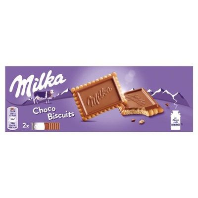 Milka Choco Biscuit Sušienky s mliečnou čokoládou z alpského mlieka 150g