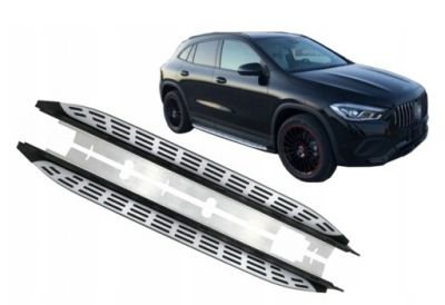 Пороги пороги боковой mercedes gla suv h247 w247 2020+ хром фото №1