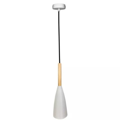 LAMPA WISZĄCA TROSA 1 BIAŁY