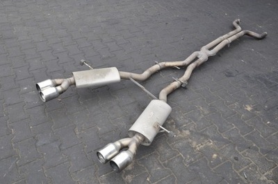 Jaguar xkr xk ii 5.0 v8 вихлоп kompletny труба вихлопна гасник фото №1