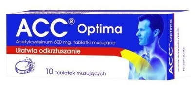 ACC Optima 600 mg, 10 sztuk, tabletki