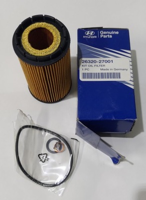 Фильтр масла 26320-27001 hyundai kia фото №1