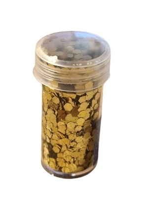 Konfetti złote PLASTER MIODU 8 gram MT-1446 Aliga