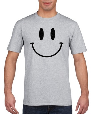 Koszulka męska Smiley emotikon L