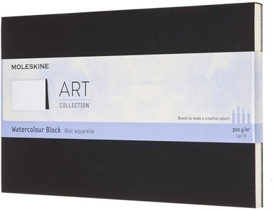 Blok Moleskine Watercolour XL (19x25 cm) czarny