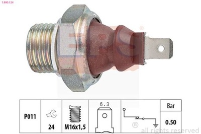 ВИМИКАЧ ТИСКУ МАСЛА SKODA FAVORIT 1.3 135 X, LX, GLX 90-94