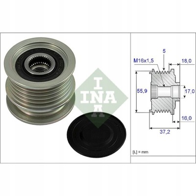 RUEDA POLEA ALTERNADOR SEAT AROSA; SKODA FELICIA  