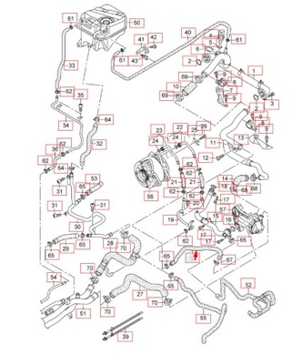 Audi r8 42 охлаждающая жидкость шланг труба 420121548a original фото №1