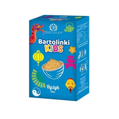 BARTOLINI KIDS makaron dla dzieci ryżyk 350g