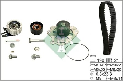 INA 530 0624 30 PUMP COOLING + SET BELT VALVE CONTROL SYSTEM  