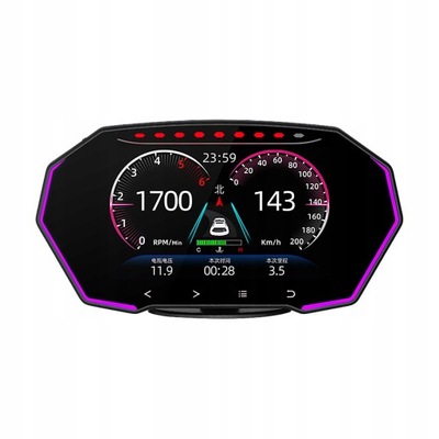 UNIVERSAL VELOCÍMETRO GPS OBD LCD  