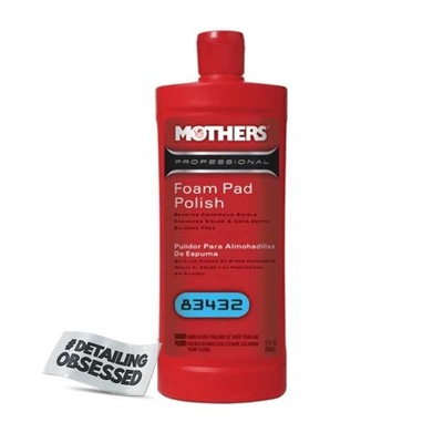 Mothers Professional Foam Pad Polish finish 946ml