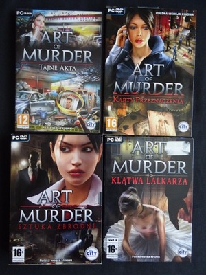 Art of Murder - zestaw 4 części - Tajne Akta i inne - PC - PL