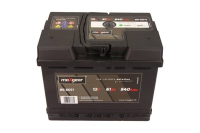 85-0011 BATTERY 12V 61AH/540A L- 242X175X190  