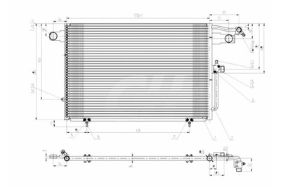 HART КОНДЕНСАТОР КОНДЕНСАТОР КОНДИЦИОНЕРА AUDI 100 92-94