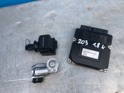 Mercedes w203 1,8 k lift бортовой компьютер набор стартовый фото №1