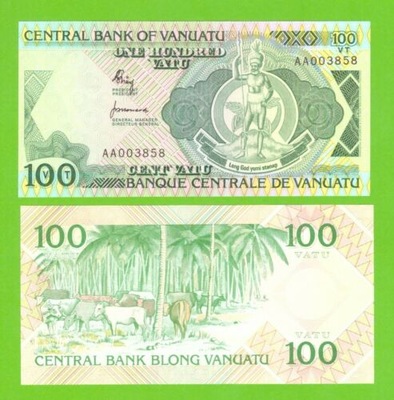 VANUATU 100 VATU 1982 P-1 UNC