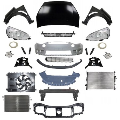 Ford s-max 06-10 перед капот бампер крыло pas фото №1