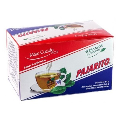 Yerba Mate Pajarito Elaborada 30 saszetek x 2g