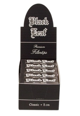 BLACK LEAF Filterki tipy kartonowe 35 szt. gładkie