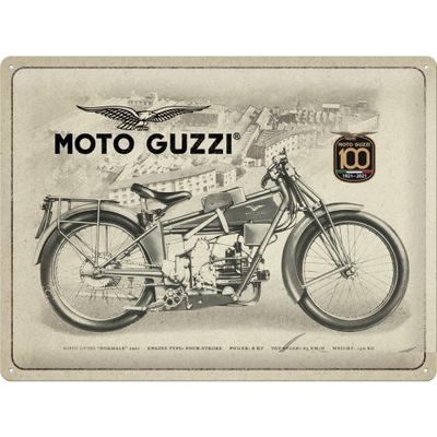 PLACA PLAKAT 30X40 MOTO GIZZI 100 YEAR 63401  