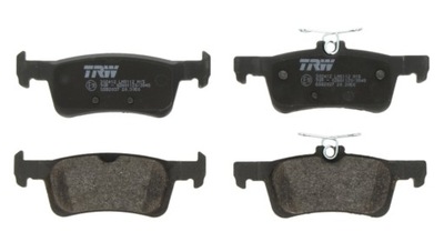 Тормозные колодки тормозные peugeot 308 ii 2013 - задняя комплект trw фото №1