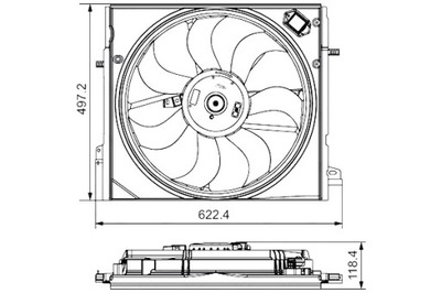 VALEO ВЕНТИЛЯТОР РАДИАТОРА