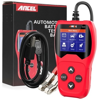 ANCEL BA201 TESTER BATTERY 12V TESTER LADOWANIA ROZRUCHU CAR  