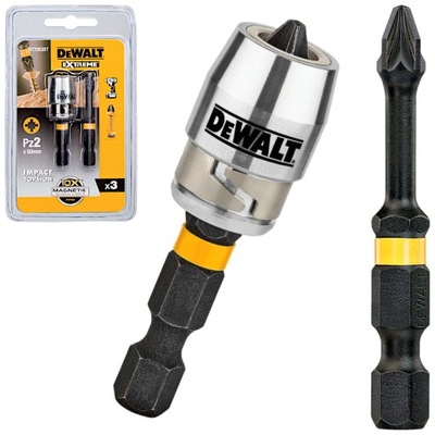 DEWALT DT70535T końcówki udarowe Pz2 uchwyt magnet