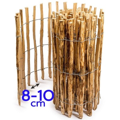Ogrodzenie drewniane płotek 60 cm rozstaw 8-10