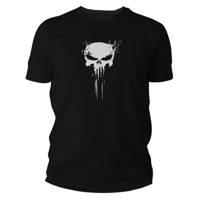 Koszulka męska TigerWood Punisher czarna L