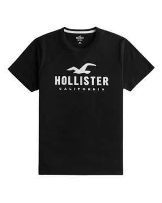 t-shirt Hollister Abercrombie koszulka XL czarna