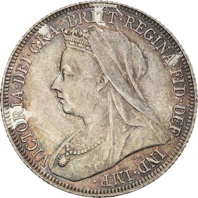 Moneta, Wielka Brytania, Victoria, Shilling, 1900,